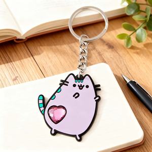 Llaveros de Metal Personalizados con Logotipo de Dibujos Animados, Forma de Animal, Grabado de Logotipo, Llaveros de Metal en Blanco para Artículos Promocionales - Product Image 6