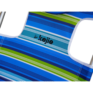 Chaise de plage pliable légère en acier inoxydable et tissu Oxford, design moderne Kejie, capacité 250 lbs, mobilier d'extérieur portable - Product Image 3