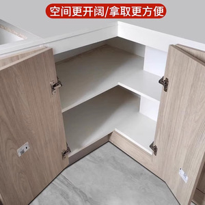 Hinge 165 Degree Undamped Large Angle <b>Corner</b> <b>Cabinet</b> Full Opening Iron Powder Coating Contemporary Furniture - Product Image 5