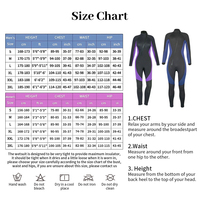 Combinaison complète pour femmes 3mm néoprène combinaison de plongée plongée surf combinaison