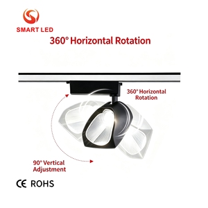 Projecteur LED Commercial sur Rail, Lampe de Plafond Orientable pour Système de Rail, Idéale pour l'Éclairage Intérieur des Boutiques, Showrooms et Hôtels - Product Image 3