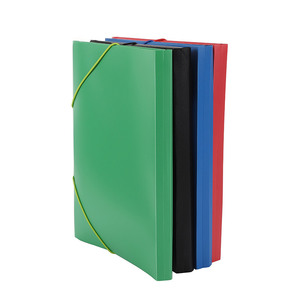 Clear Fancy Flat Thick B4 Custom Legal Sized Plastic Wholesale <strong>A4</strong> <strong>PP</strong> Plastic Office <strong>File</strong> <strong>Folders</strong> With <strong>Elastic</strong> Band - Product Image 1