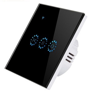 Norme européenne <span class=keywords><strong>pour</strong></span> le commutateur de rideau Tuya Wifi Smart Home prend en charge le commutateur tactile Alexa Google Home 10A Max. Courant 250V Max. - Product Image 1