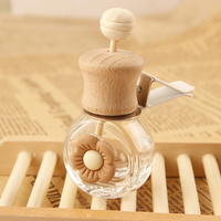 Bouteilles de parfum de désodorisant de voiture en verre vide bouteille de diffuseur de parfum 10ml avec pince à évent et bâtons à vendre
