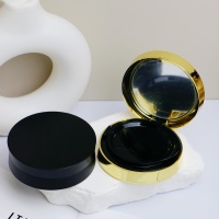 Estuche Redondo para Base de Maquillaje Yuecai, Vacío, 15g, Color Blanco Crema, Tapa Doble, Bandeja Interior con Espejo, para Crema BB, Crema CC, Venta al Por Mayor