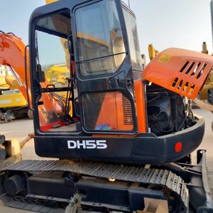 High Quality Doosan DH55 with Original high Performance Mini <b>Tracked</b> Excavator Second-hand Low-price dh60 - Product Image 3