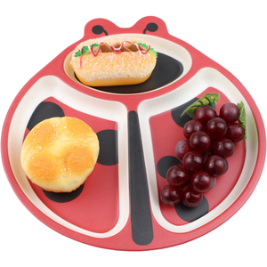 Assiette en mélamine pour enfants, au design d'animaux mignons, pour déjeuner des petits enfants, pour le dîner - Product Image 4