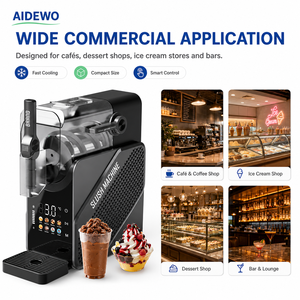 AIDEWO N2J1-01 Nueva Máquina Compacta Portátil de Acero Inoxidable para Granizados, Enfriamiento Rápido, Comercial, para Helados, Jarabes, Leche, Yogur y Agua - Product Image 5