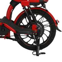 Vélo électrique de ville 20 pouces 800W 48V pour adulte, avec moteur arrière, panier avant et siège arrière