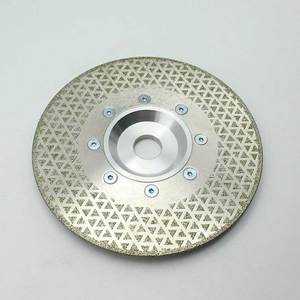 Nouveau diamantée électroplaquée pyramide vanité scie lame 80mm pour la fiber de carbone en plastique <span class=keywords><strong>composites</strong></span> stratifiés - Product Image 5