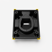 Composants de boîtier de testeur/détecteur en plastique PA/TPU moulé par injection, bicolore, sur mesure pour OEM