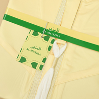 Kaftan brodé à manches longues pour homme, robe musulmane, vêtements islamiques marocains pour les occasions quotidiennes et religieuses