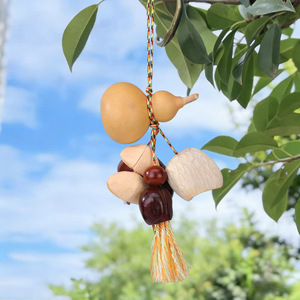 Wholesale Handcrafted Dried Calabash And Mixed Fruit Shell Hanging Decor <b>Wind</b> <b>Chime</b> - Product Image 2
