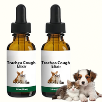 Traitement de la toux canin pour chiens - Soulagement des allergies chez le chien et de l'asthme chez le chat - Compléments pour la santé des chiens et des chats - Probiotiques pour animaux de compagnie