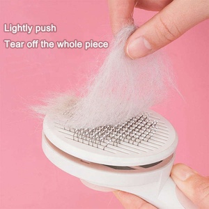 หวีกำจัดขนสัตว์เลี้ยงแบบใช้ซ้ำได้ KingHon สำหรับสุนัขและแมว แบบพกพา - Product Image 4