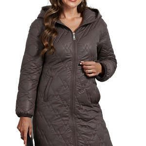 Promoción <span class=keywords><strong>de</strong></span> Temporada Chaqueta Acolchada con Cremallera para <span class=keywords><strong>Mujer</strong></span>, Ligera, <span class=keywords><strong>de</strong></span> Poliéster, Entallada, con Capucha, Venta al por Mayor y al Detal, Edición Limitada - Product Image 3