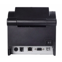 Imprimante d'étiquettes de codes-barres thermique Xprinter Xp-350B avec décapage automatique du papier, interface USB, papier de 80 mm en stock