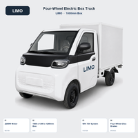 Nouveau véhicule utilitaire électrique mini-fourgonnette à deux portes avec caisse isotherme pour la livraison en supermarché et le transport express