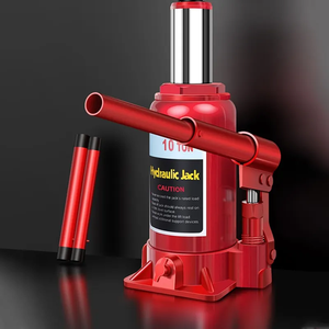 <span class=keywords><strong>Cric</strong></span> <span class=keywords><strong>hydraulique</strong></span> vertical rouge monté sur camion pour l'entretien des pneus de voiture - Product Image 2