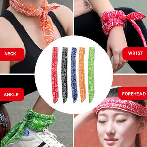 Pañuelo refrescante de verano para el cuello, bandana refrescante, diadema deportiva para exteriores, toalla, muñequera, pañuelo de protección solar - Product Image 3