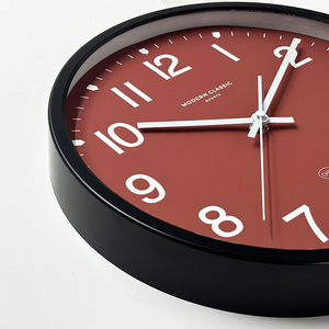 Hiện Đại Duy nhất Mặt thạch anh Đồng hồ treo tường tùy chỉnh nhà máy bán buôn Red <span class=keywords><strong>analog</strong></span> hiển thị cho phòng khách nghệ thuật trang trí - Product Image 3