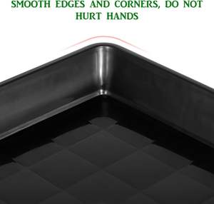 Groothandel Binnentuin Bloempot Schotelbakken Watervanger Zwart Plastic Vierkant Plantenbak - Product Image 3