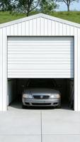 Garage modulaire chinois pour 2 voitures, structure en acier, panneaux sandwich, porte coulissante, taille personnalisée, utilisation comme toilettes, design moderne, très demandé