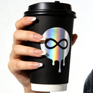 Eco Friendly Custom logo printed paper <b>cups</b> 12oz double wall insulated coffee <b>cups</b> for <b>hot</b> <b>chocolate</b> latte takeaway packaging - Product Image 4