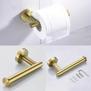 Juego de accesorios de baño de 3 piezas DB Luxury Toallero de acero inoxidable y cromo para el hogar o el hotel - Product Image 5