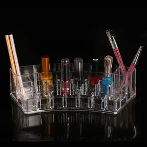 BolinCurved Transparent Makeup Storage Box