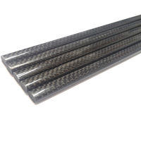 Tige en fibre de carbone recyclée innovante 3K à tissage uni, 1 m de long, 10 mm de diamètre, pour drones RC et projets DIY