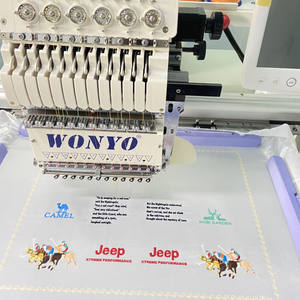 Wonyo Programmable <strong>1</strong> Head Computerized Patch Embroidery Machine for Socks, Caps, <strong>and</strong> T-<strong>Shirts</strong> - Product Image 6