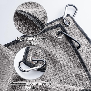 Biểu Tượng Tùy Chỉnh Waffle Sợi Nhỏ Phòng Tập Thể Dục Khăn Với Móc Sâu Waffle Dệt Golf Khăn Với Rắn Sọc Mô Hình Microfibre Khăn Bàn Chải - Product Image 5