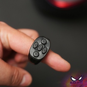 <span class=keywords><strong>Maschera</strong></span> <span class=keywords><strong>di</strong></span> Spider-Man in Resina con Occhi Elettrici USB, Movibili e Lampeggianti, per Halloween - Product Image 3