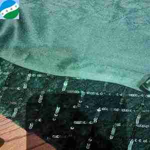 Qiao — vêtements en polyester, velours coréen et paillettes, bon <span class=keywords><strong>marché</strong></span>, kg, vente en gros, <span class=keywords><strong>2022</strong></span> - Product Image 2