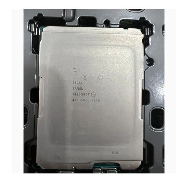 Deepseek Gold Pulled Xeon 6526Y Tray Cpu 37.5M 2.80GHz 16 Cores 32 Threads Tdp 195W Ddr5-5200 Lga-4677 Server Processor Ai