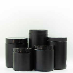 OEM&ODM 100 גרם 200 גרם 500 גרם 600 גרם 800 גרם 900 גרם 1000 גרם סיטונאי צנצנת/בקבוק HDPE שחור לאחסון אבקת חלבון - Product Image 2