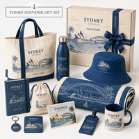 Idées de sacs cadeaux souvenirs : sac fourre-tout, carnet, bouteille, tasse, porte-clés, dessous de verre, carte postale, ensemble de collection de cadeaux d'entreprise personnalisés pour les voyages