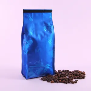 أكياس للقهوة مع حشوة جانبية مخصصة أكياس للقهوة مقاومة للرطوبة أكياس لتعبئة الشاي بشكل مستقيم