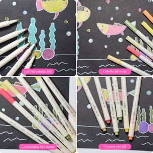Marcadores Metálicos NOVISON, 30 Colores Surtidos, con Brillo Suave, para Pintar, Hacer Tarjetas, Felicitaciones de Cumpleaños - Product Image 3