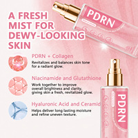 Brume Visage Éclat au Collagène PDRN, Sérum Hydratant en Spray avec Céramide et Acide Hyaluronique pour une Peau Douce, Lisse et Radieuse OEM