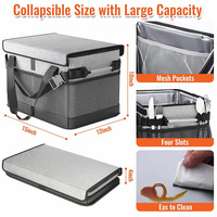Sac de pique-nique extérieur pliable boîte de rangement de vaisselle pour Barbecue grande capacité sacs isothermes d'isolation étanche sacs de Camping