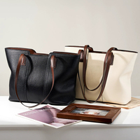 Sac fourre-tout de grande taille en cuir de vachette véritable de haute qualité pour femmes, avec logo personnalisé, fermeture éclair, design tendance d'été, doublure en toile