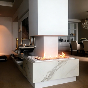 <span class=keywords><strong>Cheminée</strong></span> à éthanol au design moderne, équipement <span class=keywords><strong>de</strong></span> chauffage économe en énergie pour appartement, salon et décoration intérieure contemporaine - Product Image 3