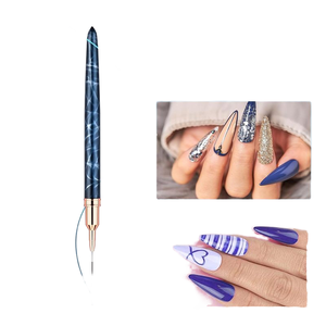 5 pièces 7/9/11/15/20MM ensemble de brosses à ongles Gel UV Kits de brosses à ongles ligne à rayures françaises peinture dessin fleur <span class=keywords><strong>stylo</strong></span> <span class=keywords><strong>manucure</strong></span> outils - Product Image 4