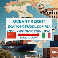 Agent d'expédition maritime pas cher et sûr pour l'Italie et l'Europe, livraison porte-à-porte par voie maritime avec services FCL, LCL, DDP, DAP, FOBEXW