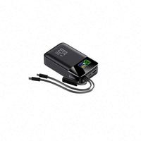Chargeur portable intelligent 65 W à charge rapide pour ordinateur portable, batterie externe 30000 mAh, chargeur d'ordinateur portable 65 W, batterie externe 20000 mAh