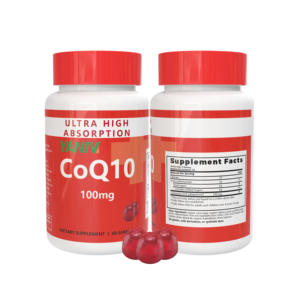Coenzima Q10 de grado alimenticio personalizado de fábrica, extracto de hierbas vegetarianas, gomitas, suplementos antioxidantes en botella, vitaminas <span class=keywords><strong>Coq10</strong></span> - Product Image 2