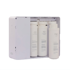 Sistema de ósmosis inversa OEM personalizado 600G Undersink | Purificador de agua doméstico enérgico con filtros C2 + RO + PAC (blanco) - Product Image 3