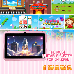 <span class=keywords><strong>7</strong></span> inch con <span class=keywords><strong>Tablet</strong></span> PC với 2GB RAM 32GB Rom <span class=keywords><strong>Android</strong></span> 12Quad Core mới giáo dục học tập trò chơi điện dung màn hình cho trẻ em - Product Image 4